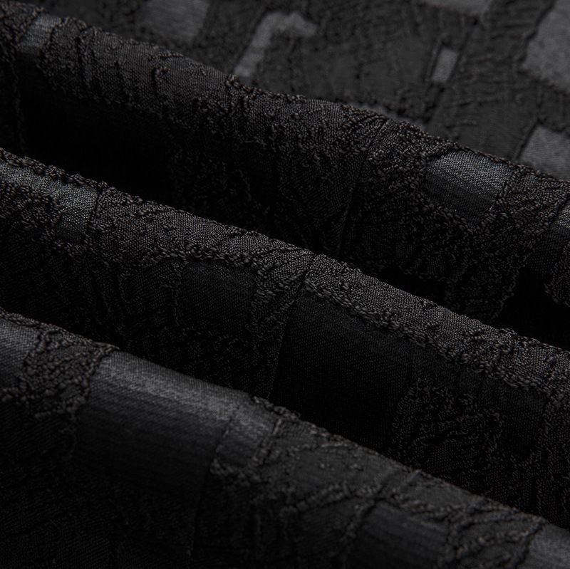Herren-blazer Sportmantel Lässig Modisch Blumenmuster Ein Knopf Schmal - Schwarz